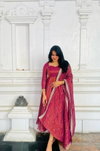 Fancy Organza Gwon With Dupatta Wholesale Clothing Distributors In India   